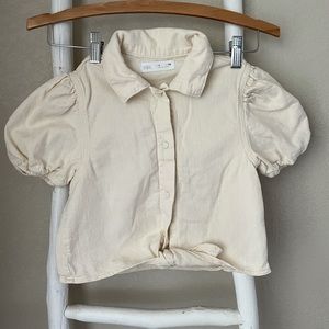 Zara girl blouse